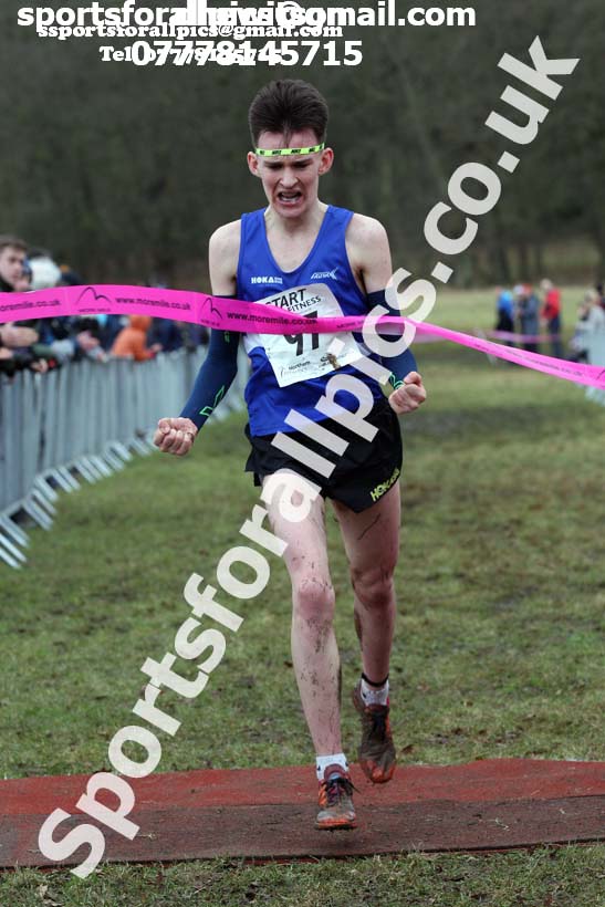 Mens under-17s, 2018 Northern Cross Country Champs., Harewood House, Leeds. Photo: David T. Hewitson/Sports for All Pics